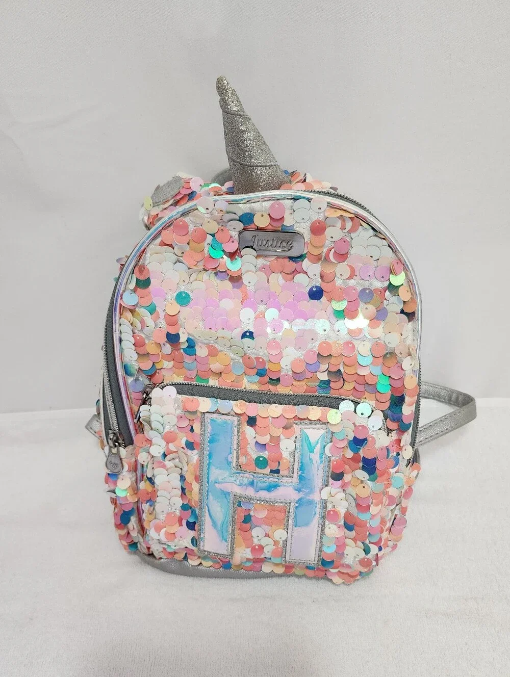 girls holographic unicorn mini backpack Gold Unicorn Sequin Cute Backpack Holographic School Backpacks Rainbow Unicorn Cartoon Cute Backpack